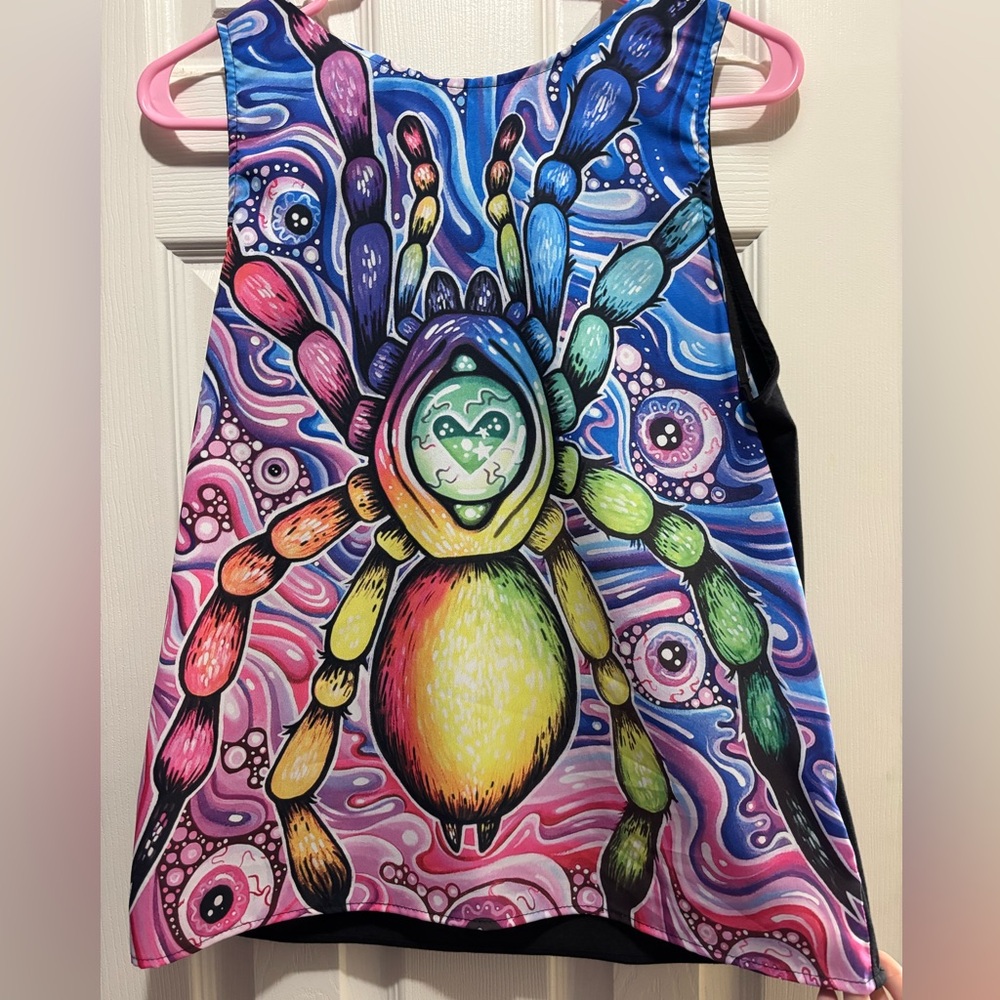 Redbubble Spider and Eye Sleeveless Top